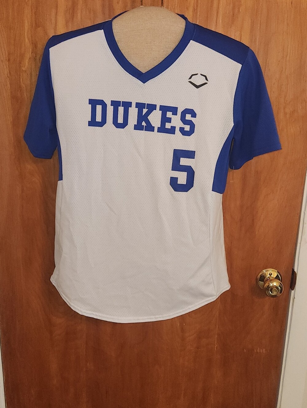 EvoShield DUKE University Blue Devils #5 Baseball Jersey Sz. Medium NEW
